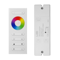 Controller 1-zone incl. RF remote | RGBW | 4x5A 12-24V